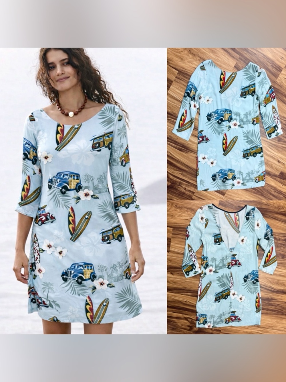 Aniye By Tropical Surf-Print Women's Dress
